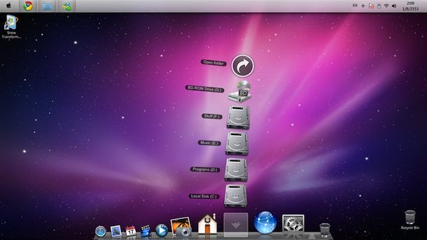macbook launcher for windows 7